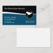 Elektricien Modern Design Visitekaartjes (Voorkant / Achterkant)