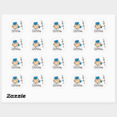 elektricien ronde sticker (Vel)