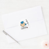 elektricien ronde sticker (Envelop)