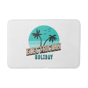 Elektricien Vakantie Badmat