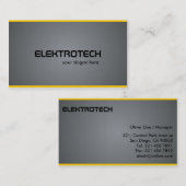 elektricien - Visitekaartjes (Voorkant / Achterkant)