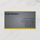 elektricien - Visitekaartjes (Achterkant)