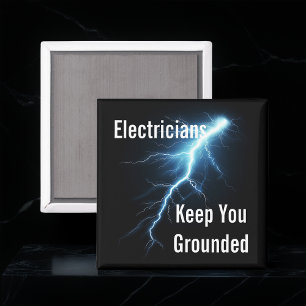 Elektriciens houden je aan de grond magneet