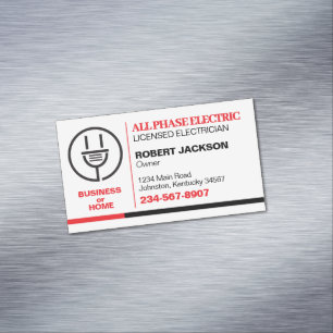 Elektriciensdienst Magnetisch Visitekaartje