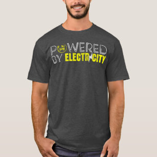 Elektriciteit Auto Voertuig Klimaatverandering vin T-shirt