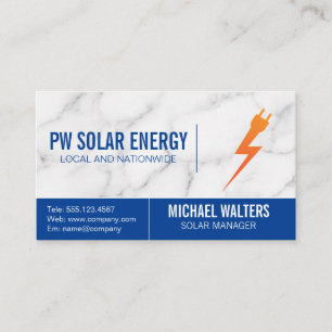Elektriciteit Power Logo Visitekaartje