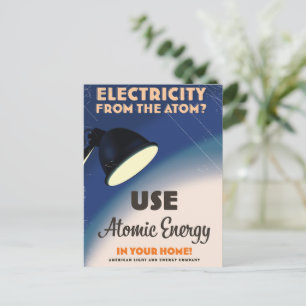 Elektriciteit uit het Atom? Briefkaart