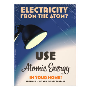 Elektriciteit uit het Atom? Foto Afdruk