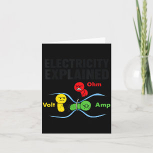 Elektriciteit Uitgelegd Funny Geeks Fysica Humor S Kaart
