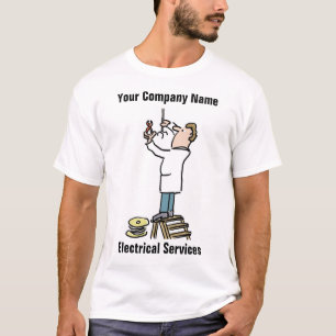 Elektriciteitsbedrijf Lichtmonteur T-shirt