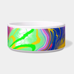 Elektriciteitsdisco maakt marmer fluid Art Voerbakje