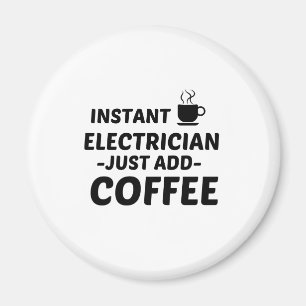 ELEKTRICITEITSINSTANT VOEG KOFFIE TOE MAGNEET