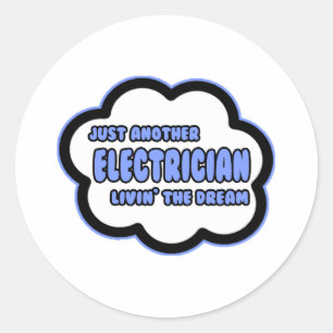 Elektricus ... De droom van Livin Ronde Sticker