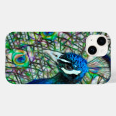 Elektrificeerde Peacock Head Case-Mate iPhone Case (Achterkant (horizontaal))