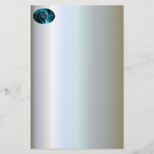 Elektrificerende Magische Vrouw Fantasy Briefpapier (Voorkant)