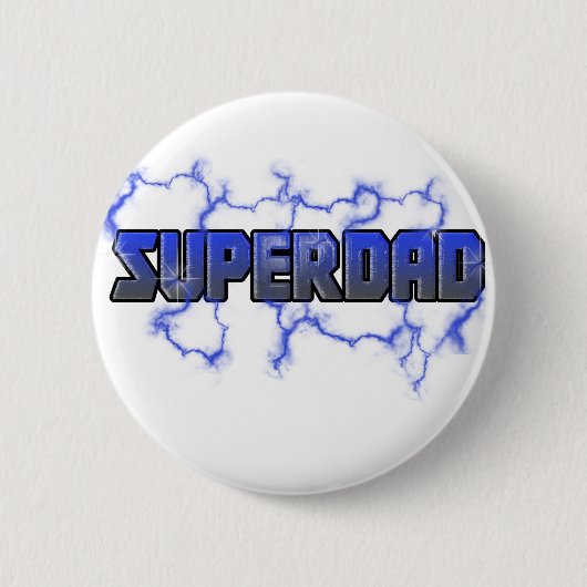 Elektrifying Superdad Ronde Button 5,7 Cm (Voorkant)