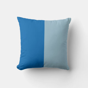 Elektrisch Blau Lemonade en Aquamarine Duo Tinten Kussen