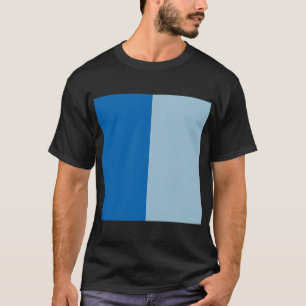 Elektrisch Blau Lemonade en Aquamarine Duo Tinten T-shirt