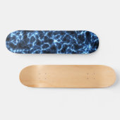Elektrisch blauw lichtontwerp skateboard (Horizontaal)