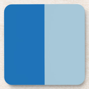 Elektrisch blauw limonade en aquamarine Duo Tone Bier Onderzetter