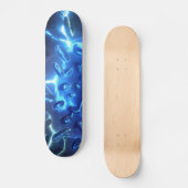 Elektrisch Blauw Skateboard (Voorkant)