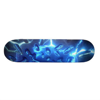 Elektrisch Blauw Skateboard