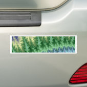 Elektrisch bos bumpersticker (Op auto)
