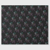 Elektrisch Caribisch gebied Cadeaupapier (Vlak)