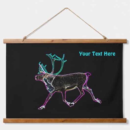 Elektrisch Caribisch gebied Hangend Wandkleed (Voorkant)