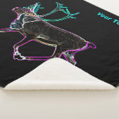 Elektrisch Caribisch gebied (rendier) Sherpa Deken (3/4)