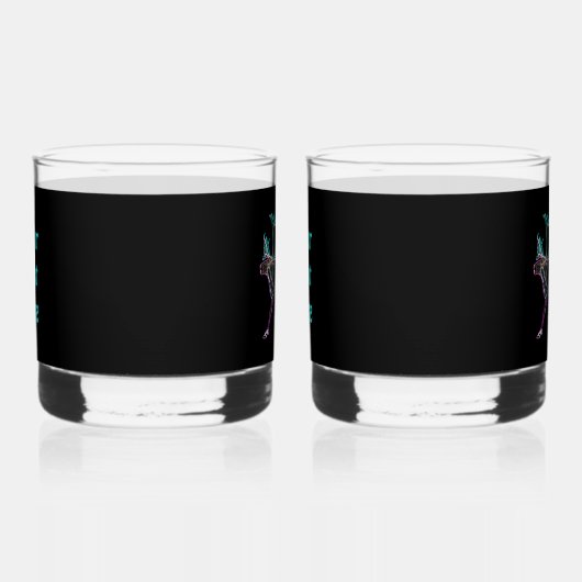 Elektrisch Caribisch gebied Whisky Glas (Rechts)