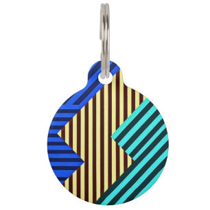 Elektrisch Chevron Streep Fusion Design Huisdierpenning