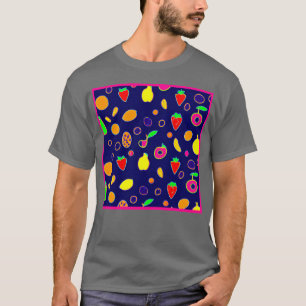 Elektrisch Fruitfeest Design T-shirt