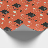 Elektrisch gereedschap van de handel cadeaupapier (Hoek)