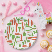 Elektrisch gereedschap van de handel papieren bordje (Feest)