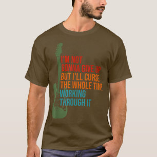 Elektrisch gitaarontwerp voor muziekstudenten t-shirt