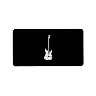 Elektrisch gitarist Musicus Etiket