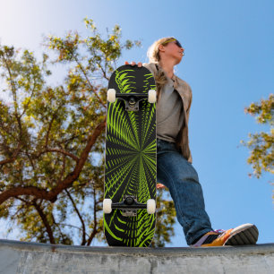 Elektrisch groen - Aangepast Skateboard