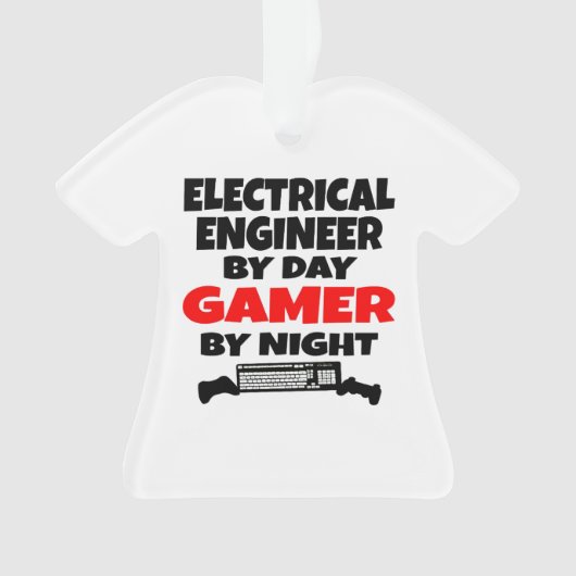 Elektrisch ingenieur door Day Gamer by Night Ornament (voorkant)