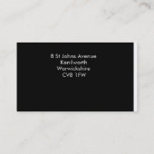 Elektrisch knippen visitekaartje (Achterkant)