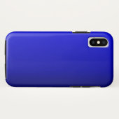 Elektrisch kobalt Blue iPhone Case (Achterkant (horizontaal))