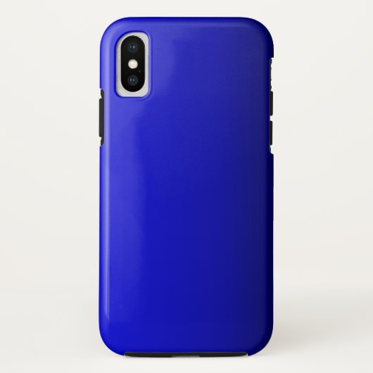 Elektrisch kobalt Blue iPhone Case (Achterkant)