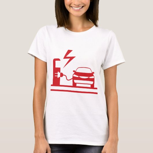 Elektrisch laadstation t-shirt (Voorkant)