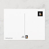 Elektrisch licht website briefkaart (Achterkant)