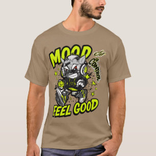 Elektrisch Neon Groen Chibi DJ - Street Style Kled T-shirt