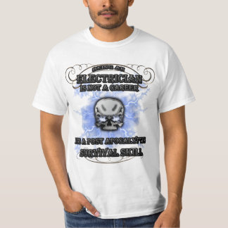Elektrisch-post-apocalyptische overlevingsvaardigh t-shirt