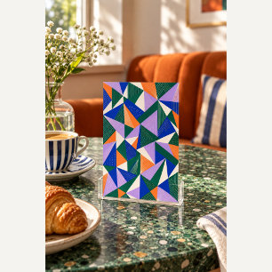 Elektrisch Quilt-kunstprint Poster