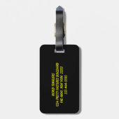 Elektrisch Roos Bagagelabel (Achterkant verticaal)