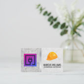 Elektrisch stekker | Hardhat Visitekaartje (Staand voorkant)