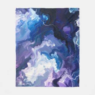 Elektrisch Storm Abstract Fleece Deken